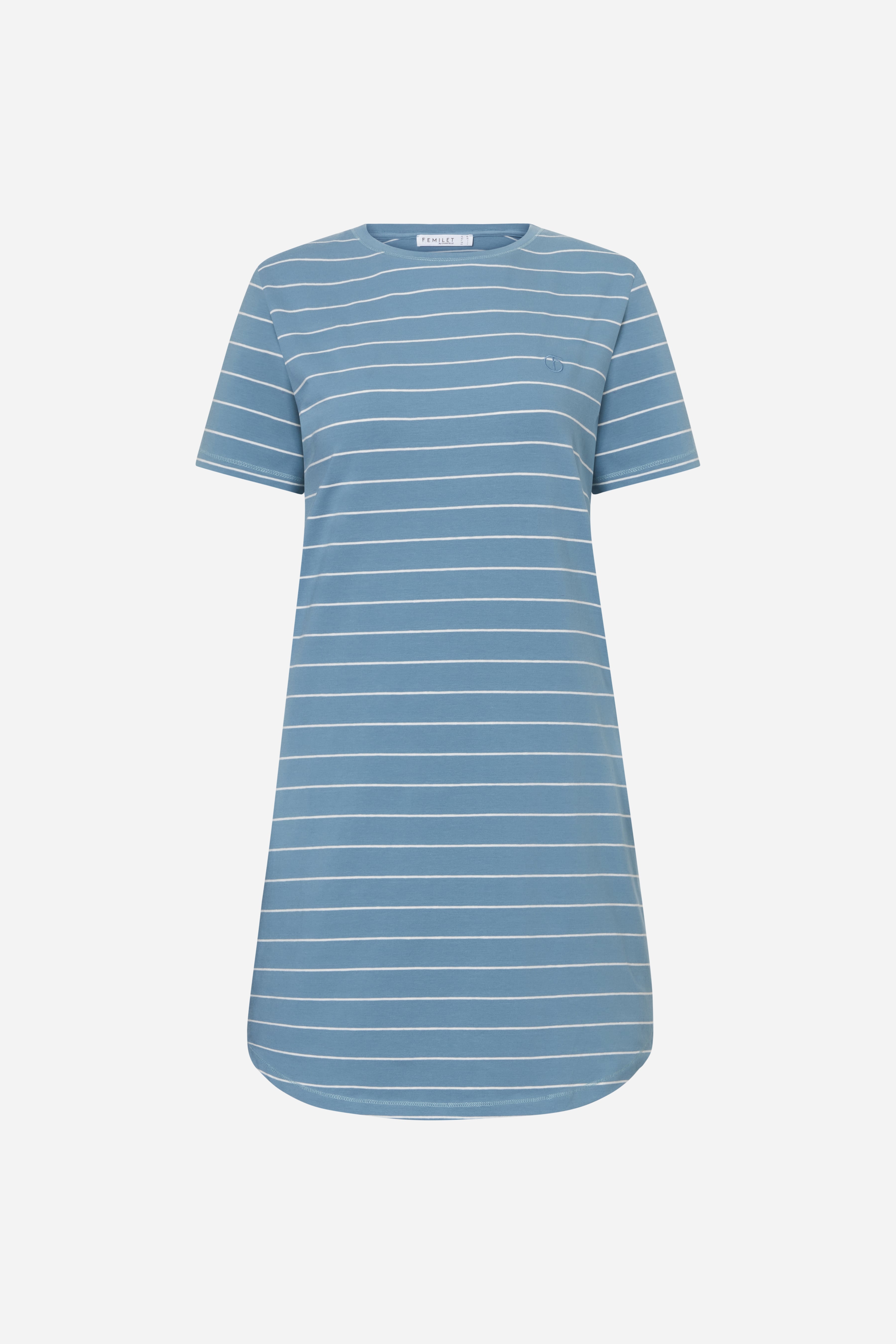 Natkjole med korte ærmer - Adriactic/Egret