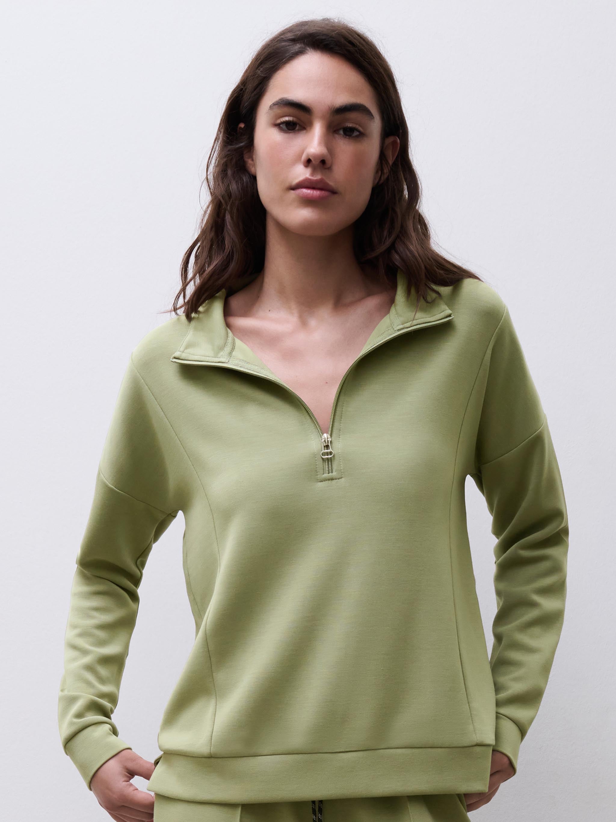Eleonore Sweater - Oil green
