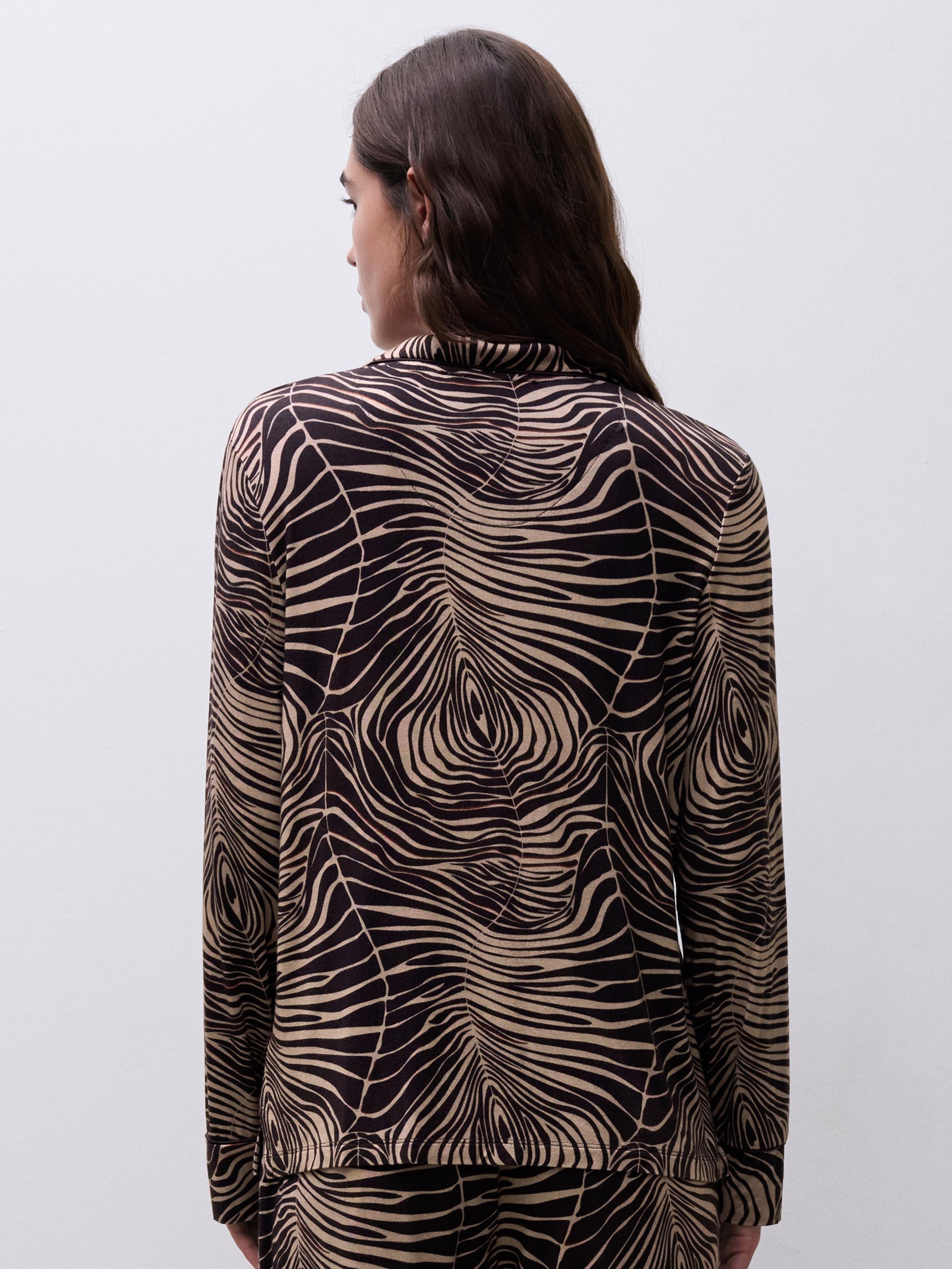 Daisy Natskjorte - Zebra Leaves