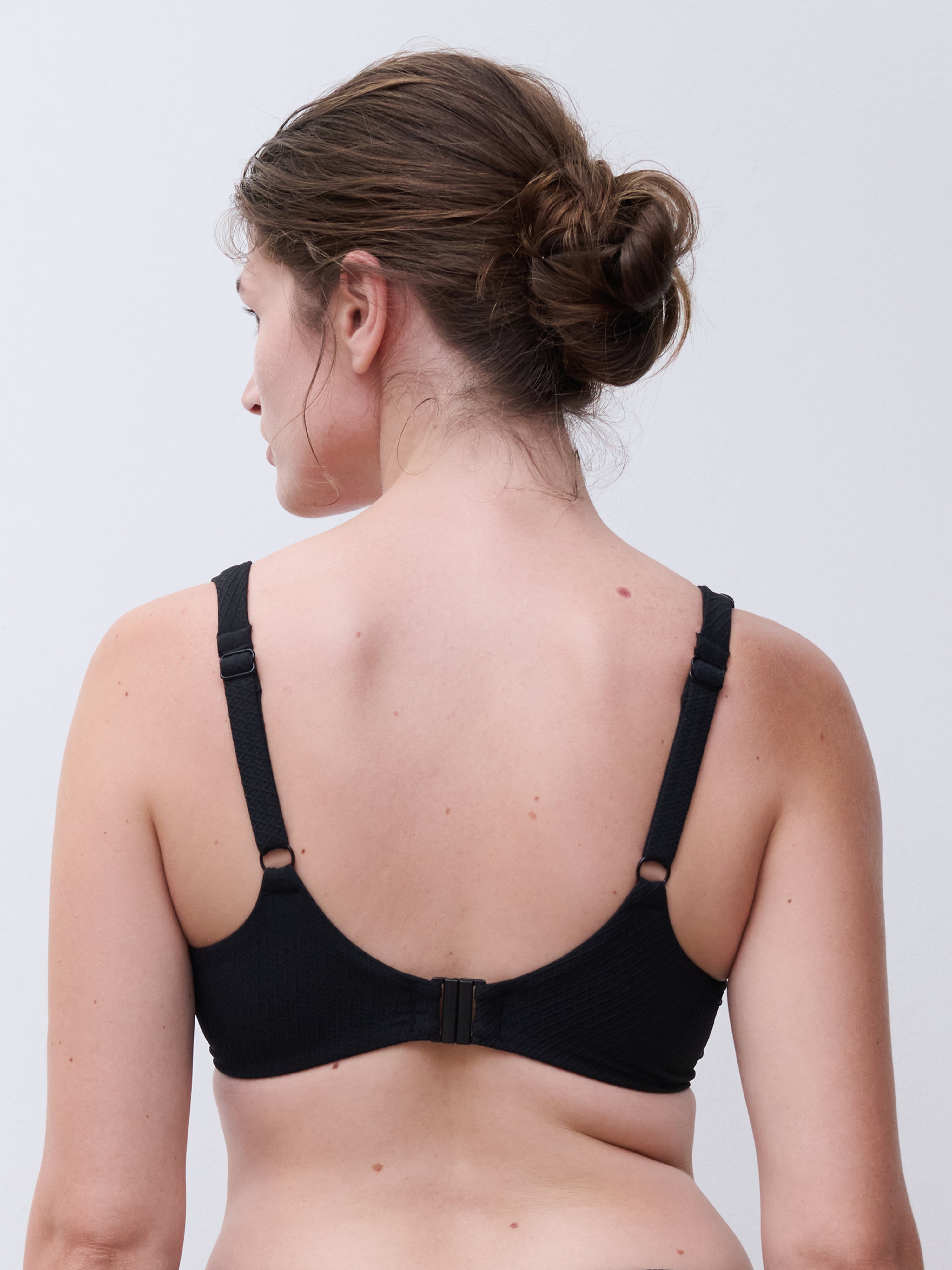 T-shirt bikinitop - Black