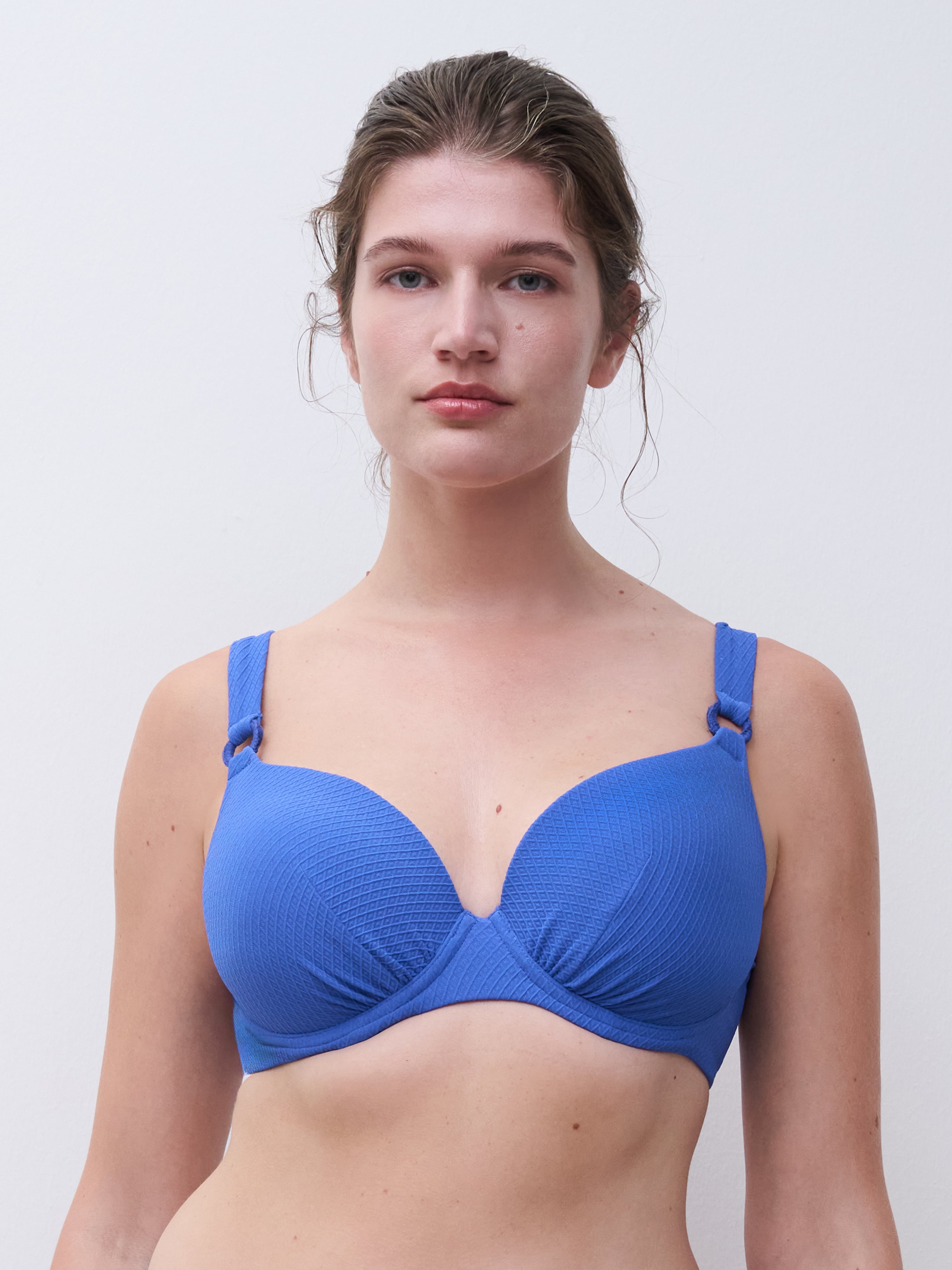 T-shirt bikinitop - ROYAL BLUE