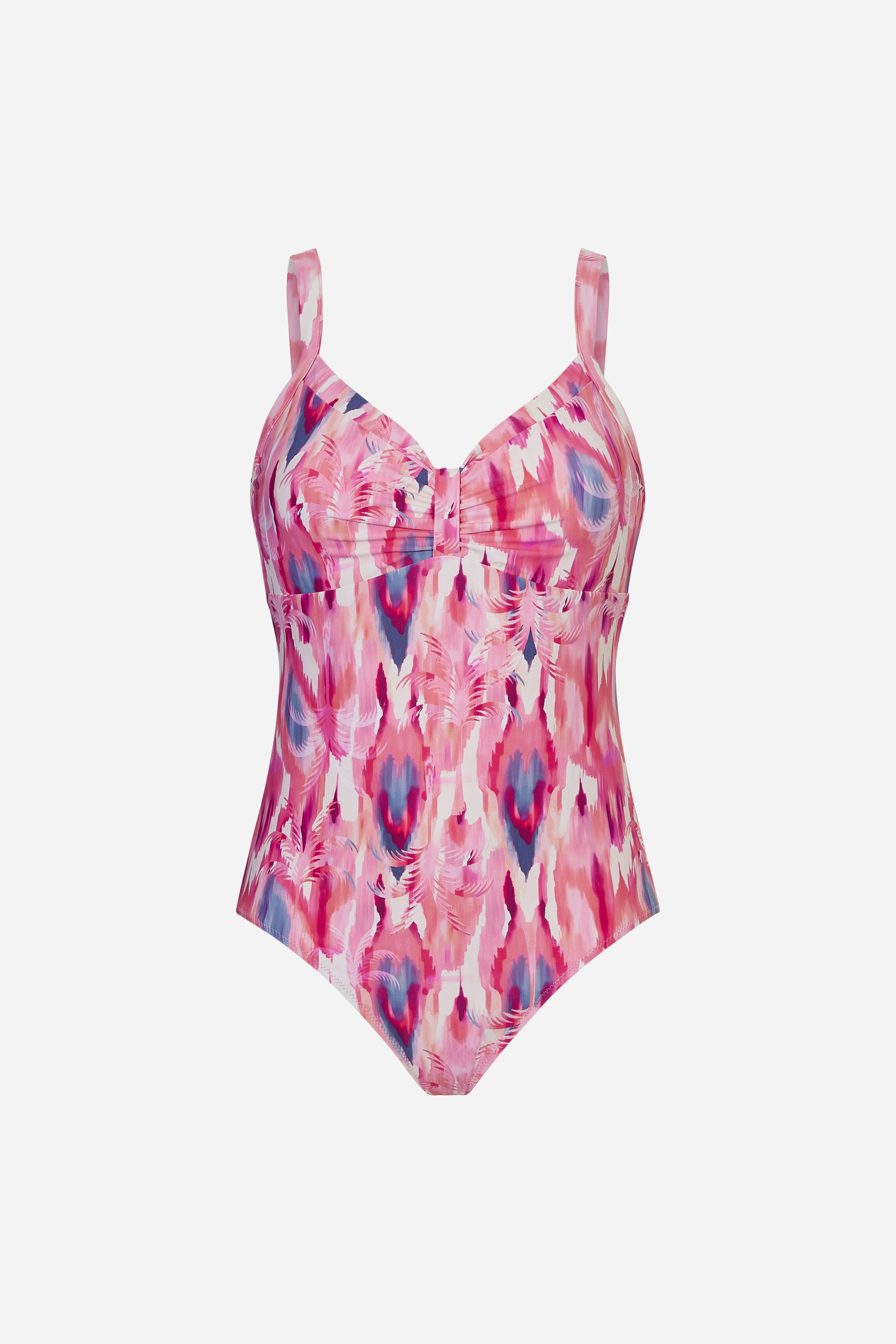 Badedragt med bøjle - Ikat palm