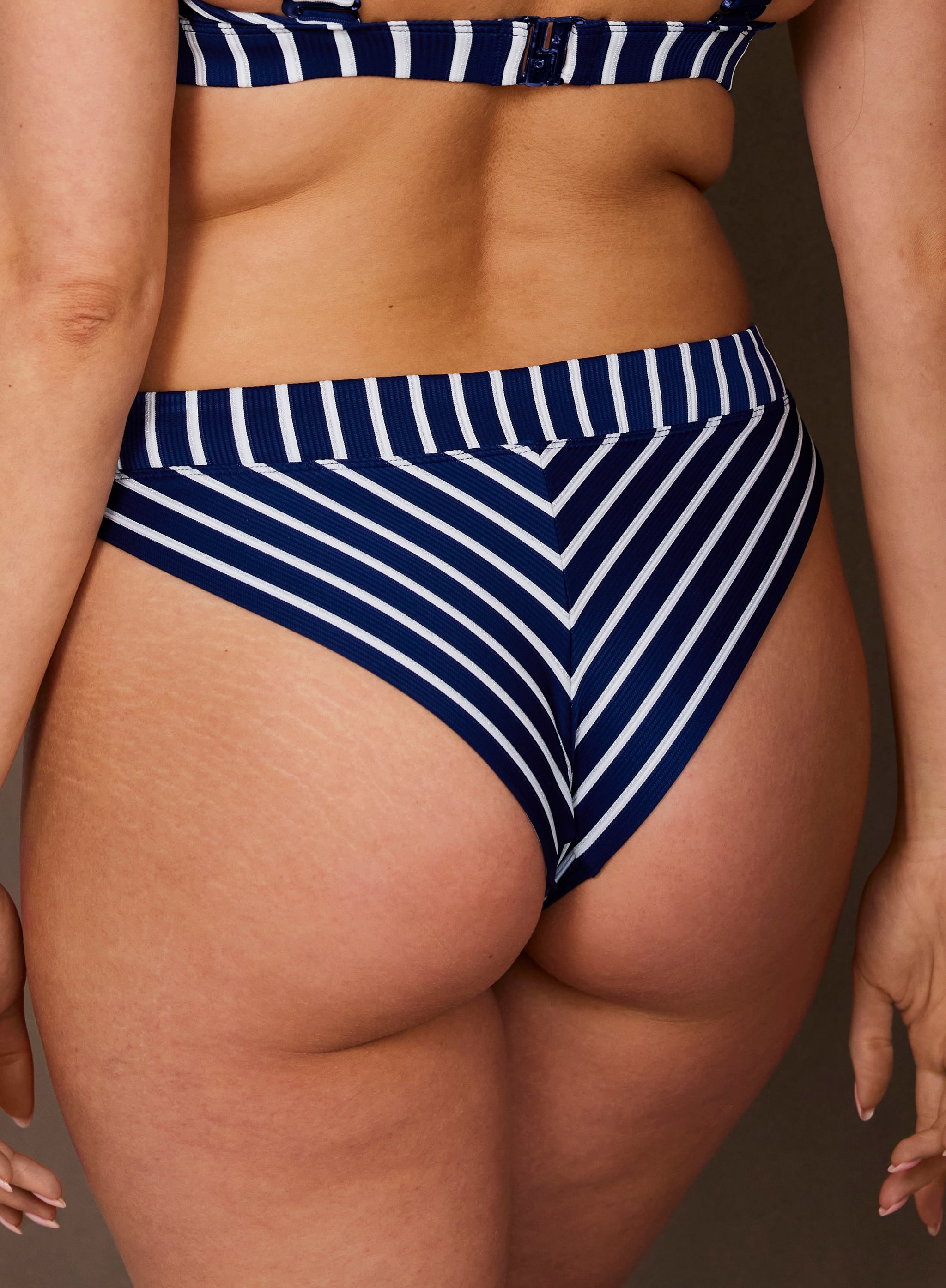 Tanga bikinitrusse - STRIPED STRUCTURE