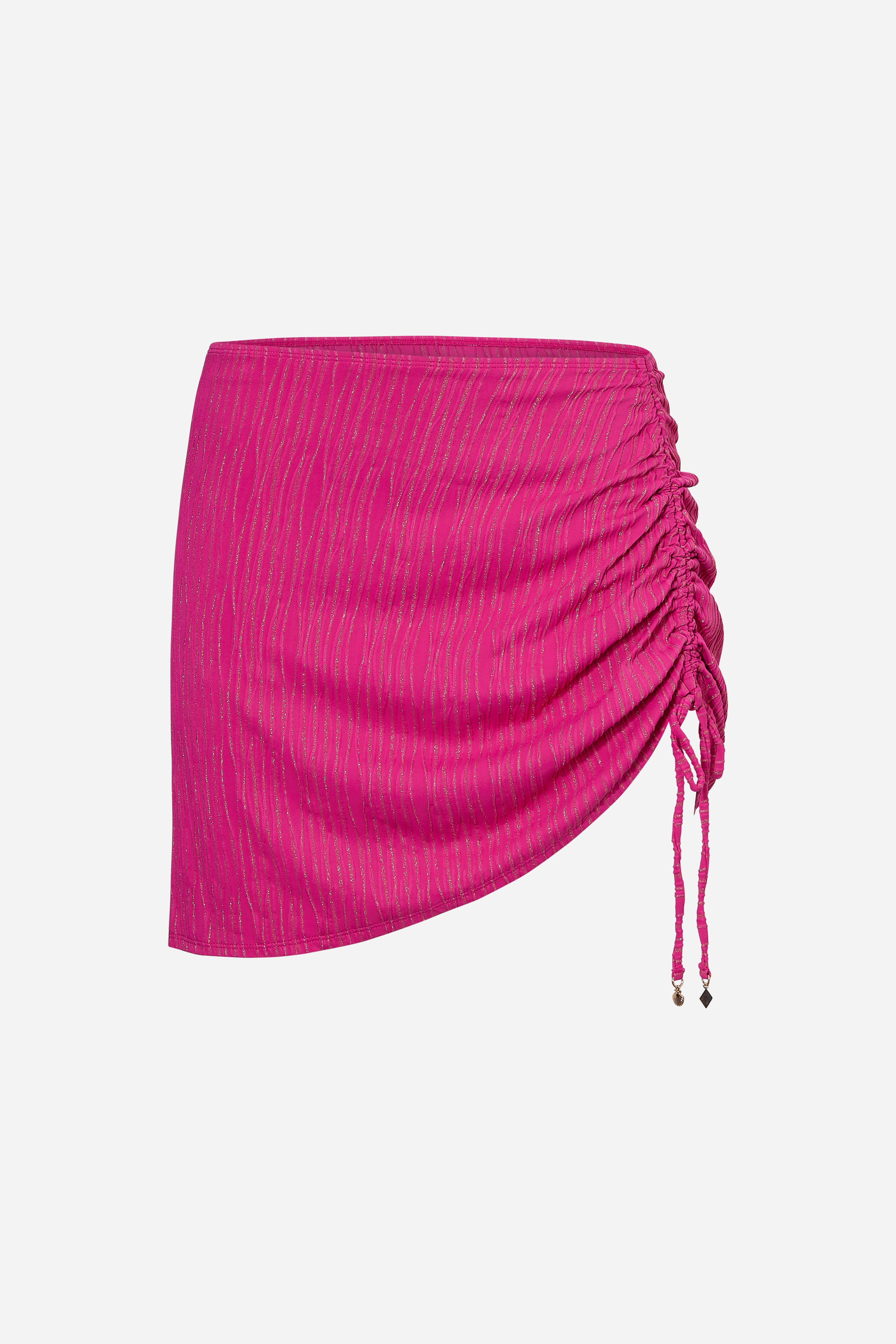 Dækkende skørt - Pink peacock