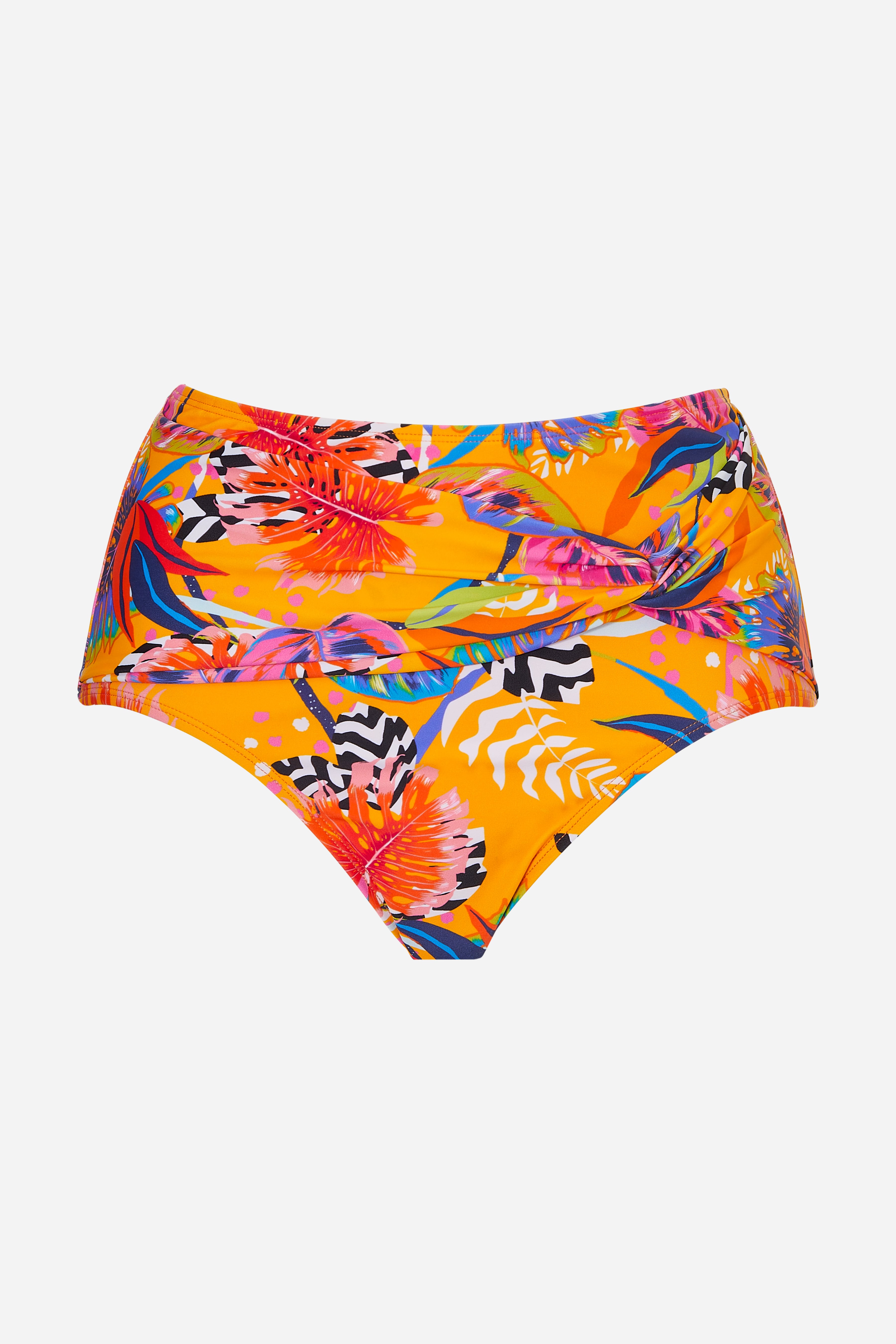 Højtaljet bikinitrusse - COLORFULL CARNAVAL