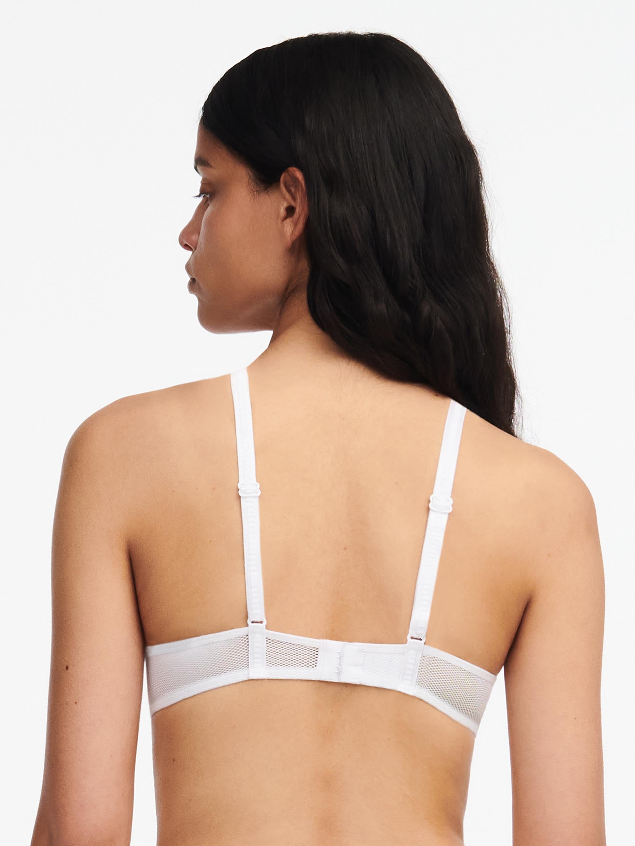 Plunge t-shirt BH - White