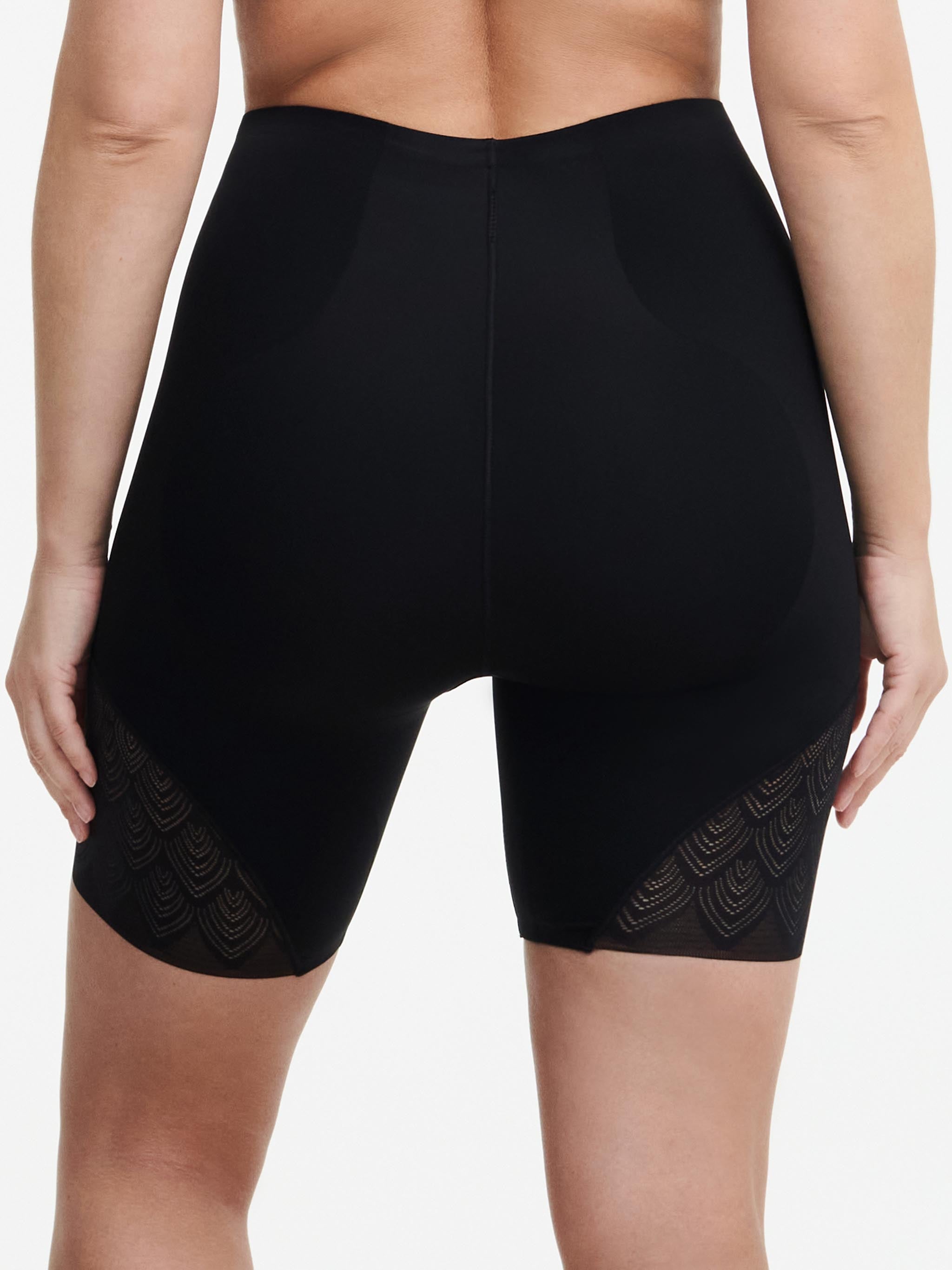 Højtaljet shaping shorts - Black