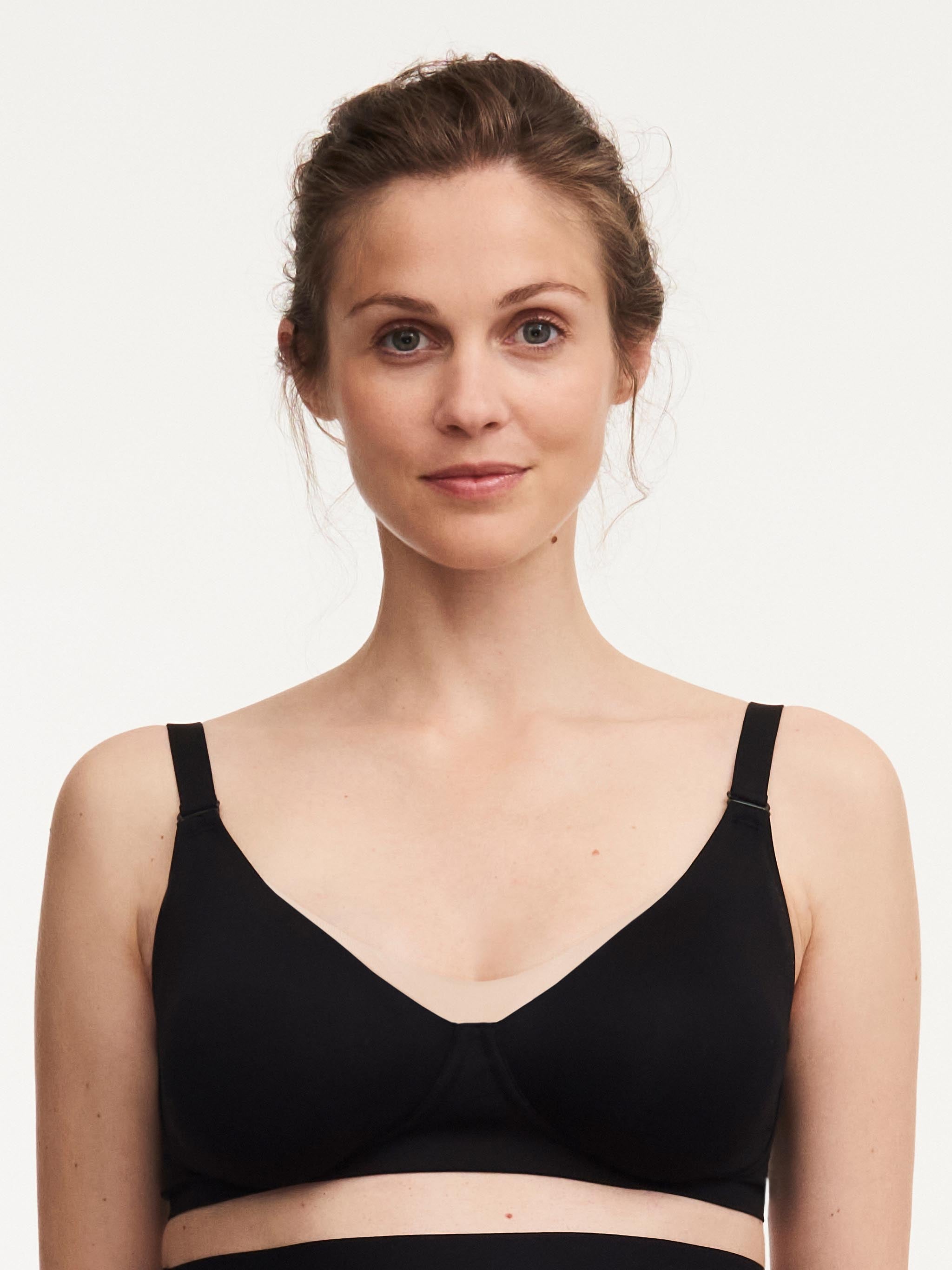 Bøjlefri amme BH - Black