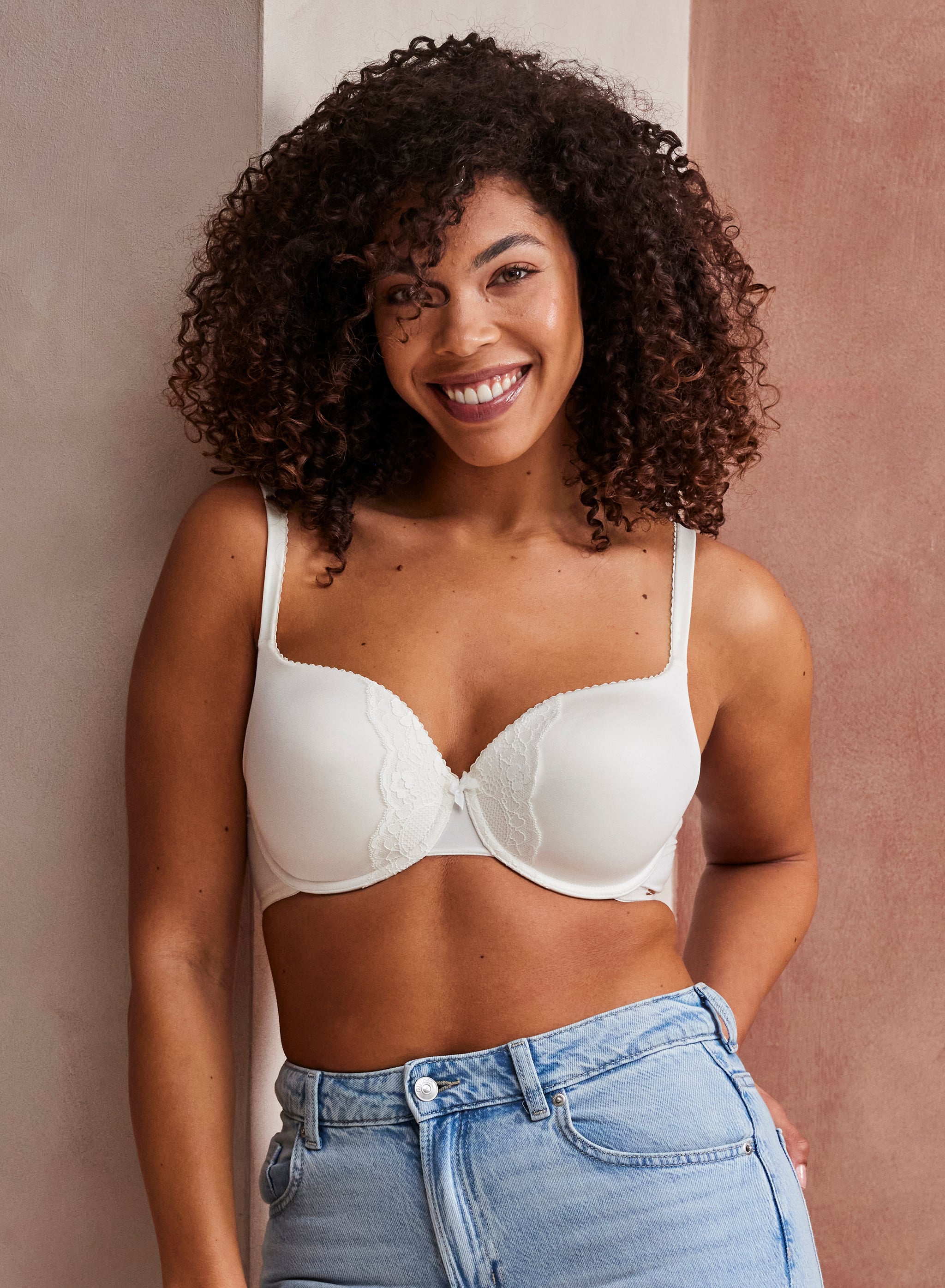 Forformet Lindsey BH - Ivory