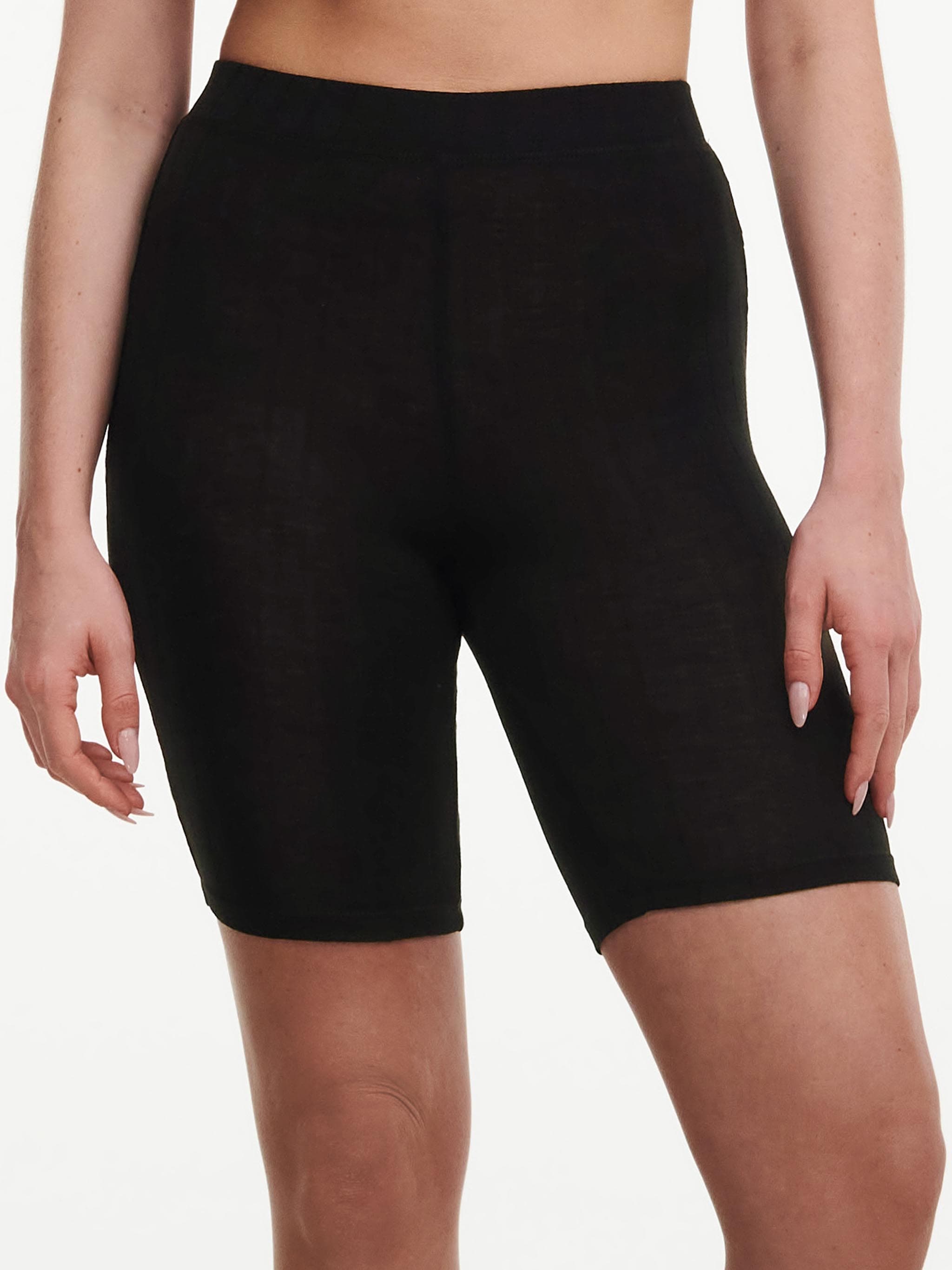 Shorts - merinould og silke - Black