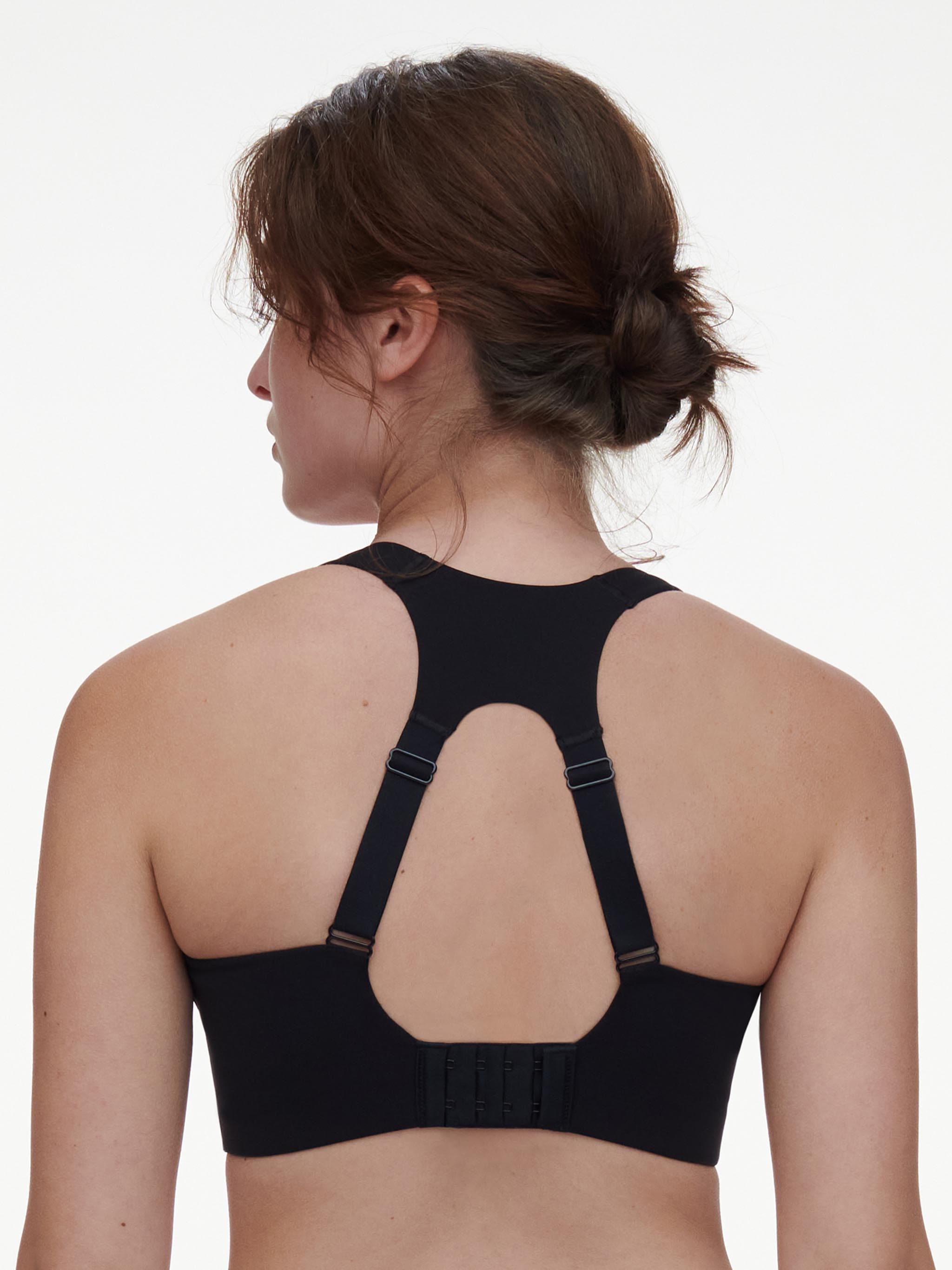 Sports BH - høj intensitetstræning - Black