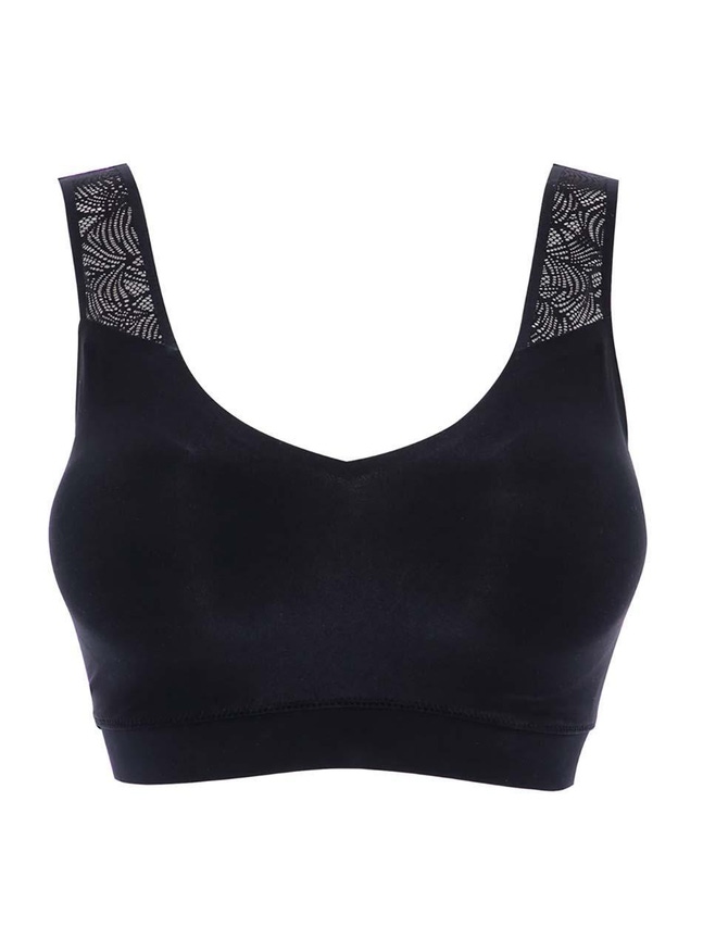 Foret bøjlefri-BH med blonder Softstretch Chantelle