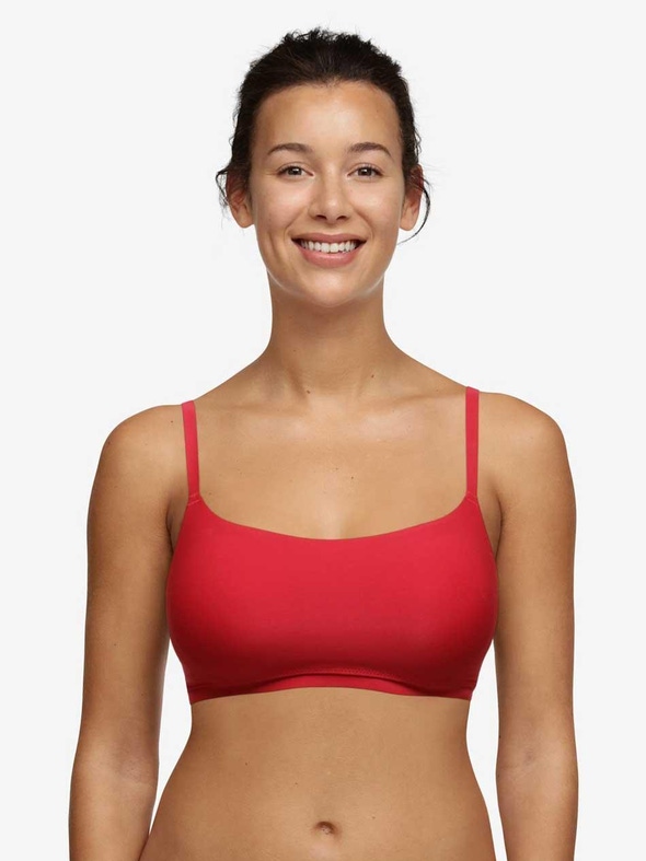 Chantelle | Softstretch - Foret bøjlefri-BH med smalle stropper og blonder