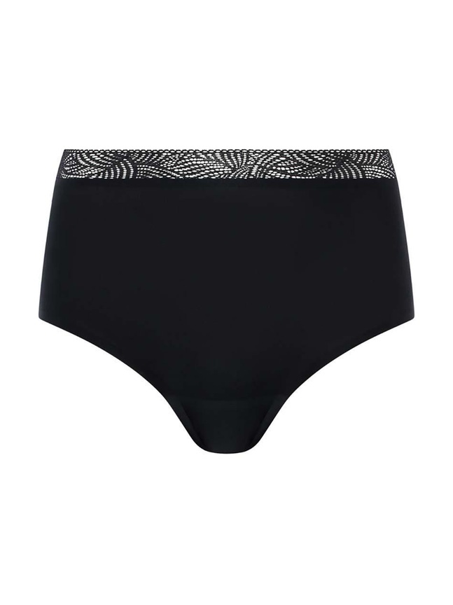 Højtaljet trusse med blondekant - one size Softstretch Chantelle