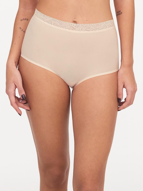 Chantelle | Softstretch - Højtaljet trusse med blondekant - one size