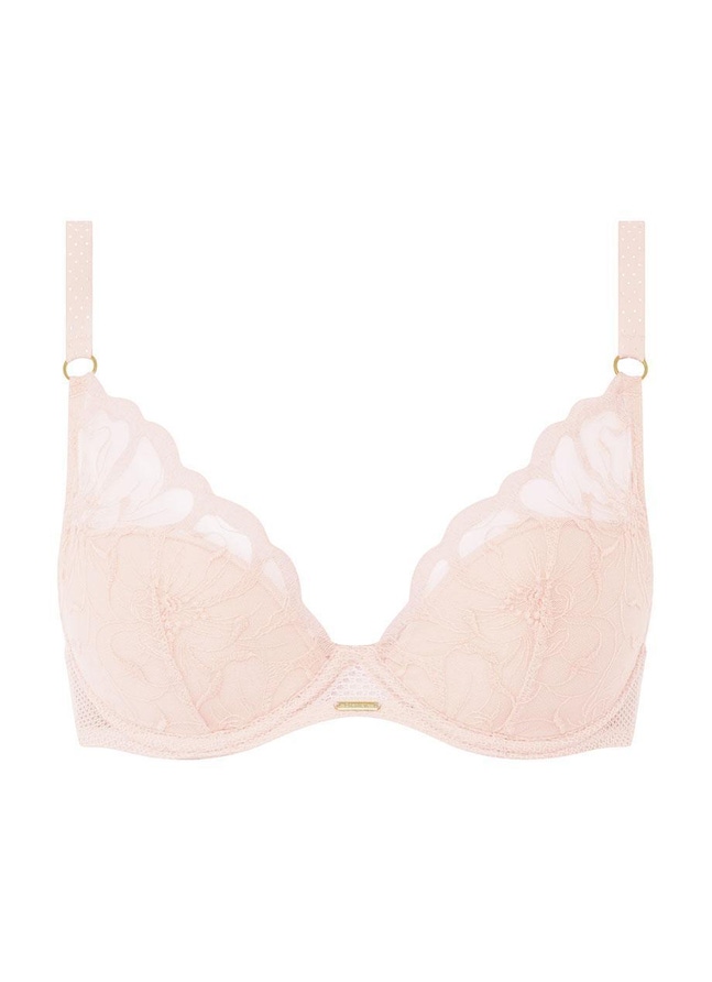 Plunge t-shirt BH FLEURS Chantelle