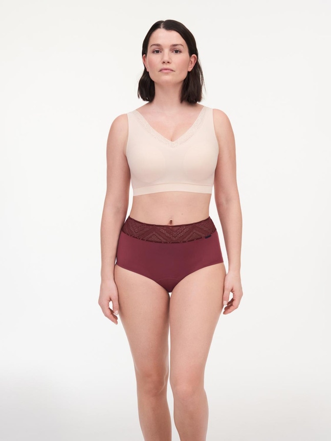Menstruationstrusse high pants Period Panty Lace Chantelle