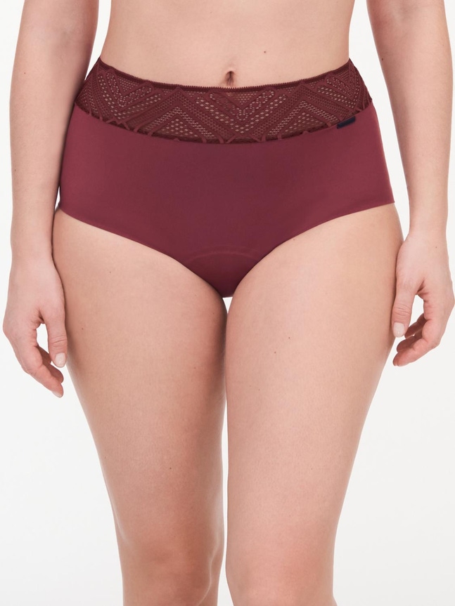 Menstruationstrusse high pants Period Panty Lace Chantelle