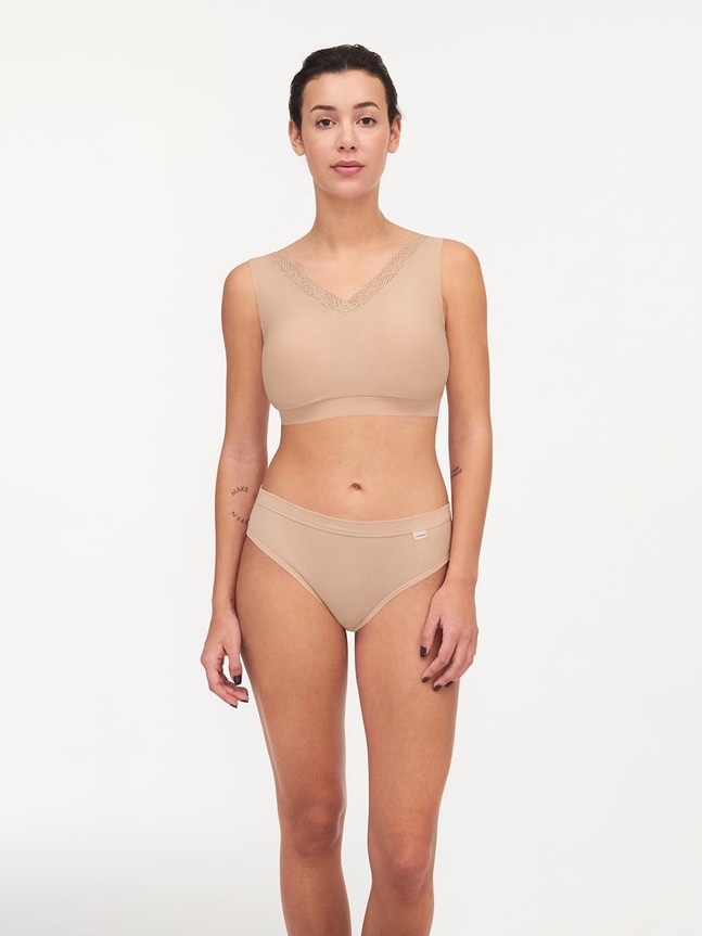 High cut tai trusse - bomuld COTTON COMFORT Chantelle