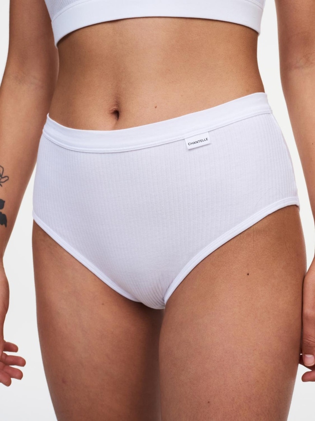 Højtaljet trusse - bomuld COTTON COMFORT Chantelle
