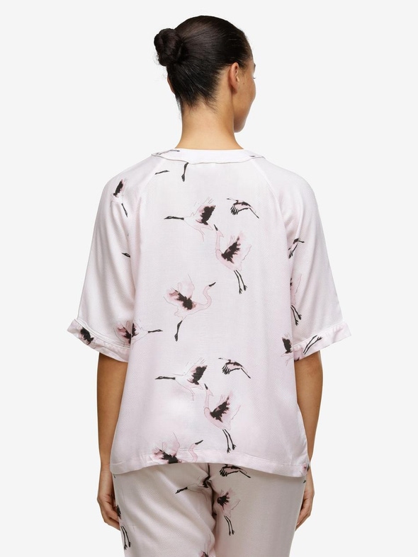 Livera | WOVEN BIRD - NW TOP SHIRT SS LAURA WOVEN BIRD