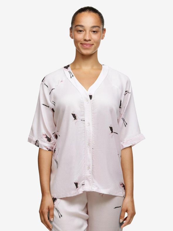 Livera | WOVEN BIRD - NW TOP SHIRT SS LAURA WOVEN BIRD