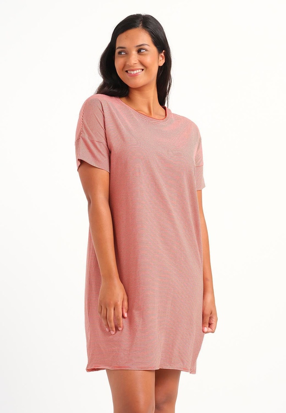 Livera | YARN DYE STRIPE - Natkjole med kort ærme