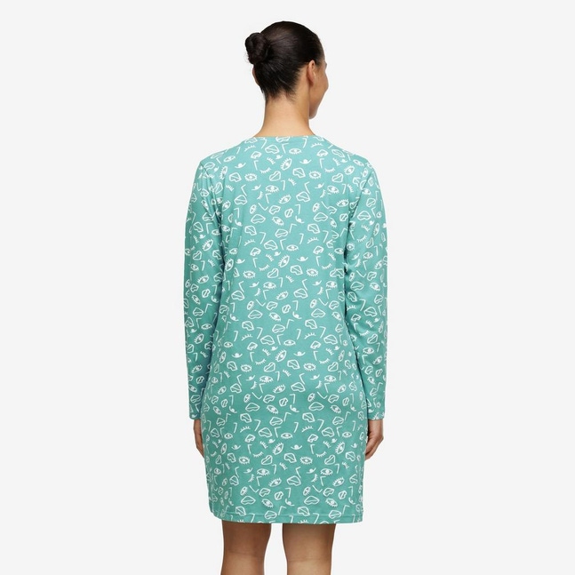 Big shirt med lange ærmer EYES LIPS NOSE Livera